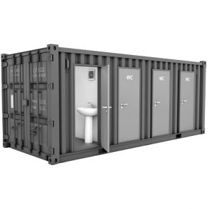 Sanitary containers | SA 24' External dimensions